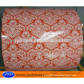 Pakistan market printed steel coil/Painted flower coating ppgi coil